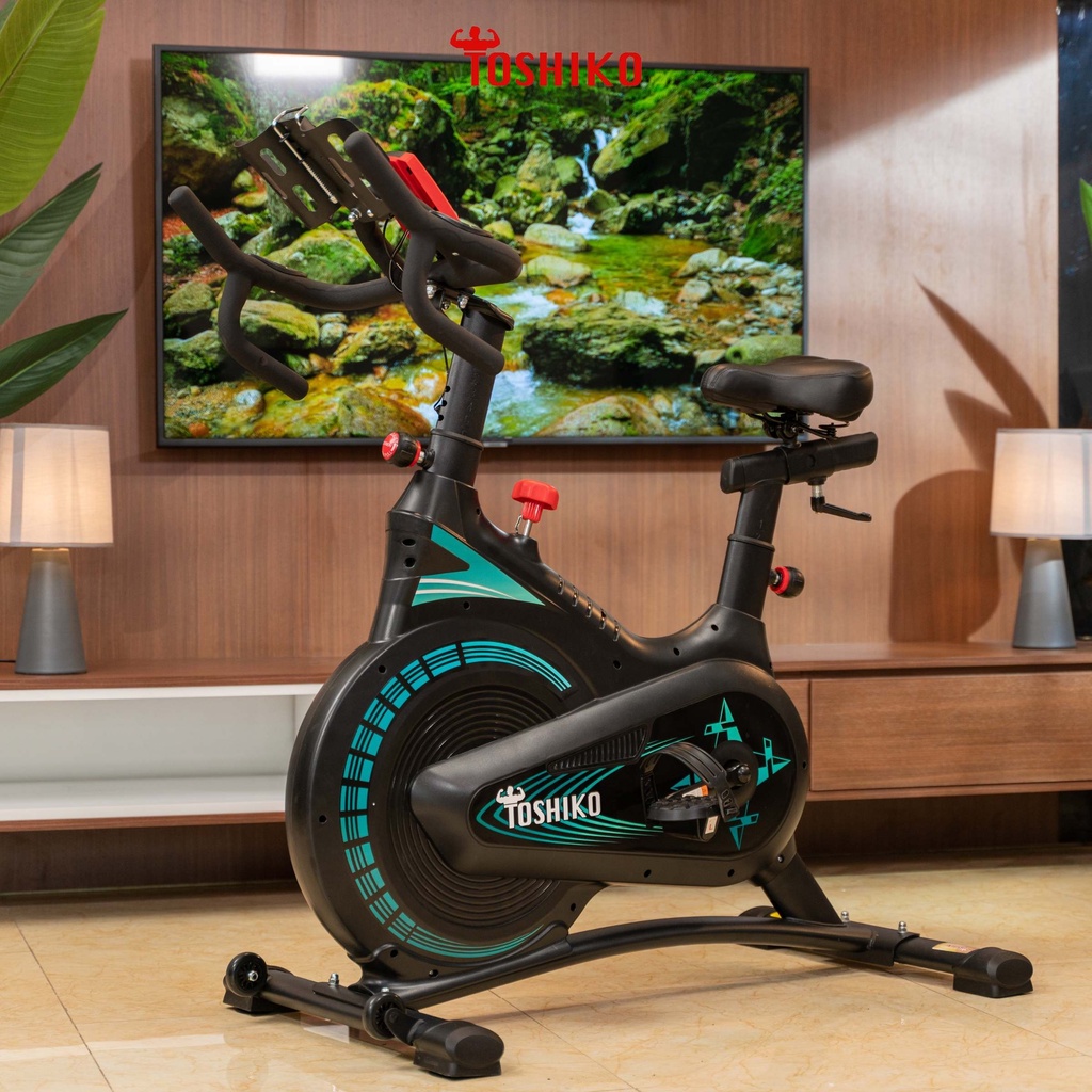 Ảnh Xe đạp thể dục tại nhà TOSHIKO X11 chính hãng giúp tăng cơ giảm mỡ bánh đà kháng từ Bảo hành 3 năm 2