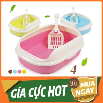 (ĐỔ BUÔN ) KHAY VỆ SINH CHO MÈO - KHAY ĐỰNG CÁT VỆ SINH CHO MÈO - GIỮ VỆ SINH CHO MÈO