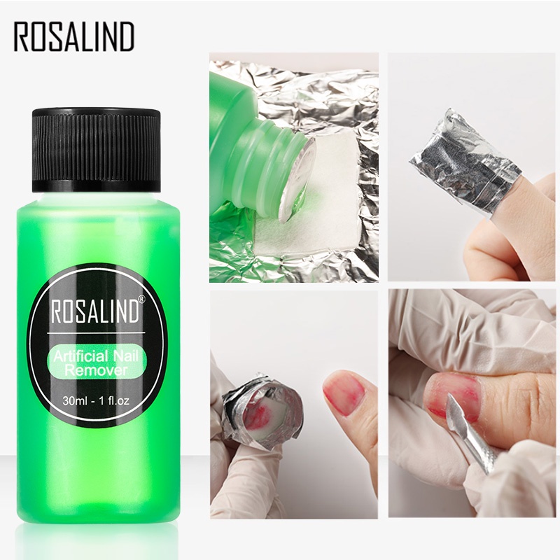 Ảnh Rosalind 30ml Làm Sạch Bàn Chải Nước 1 Cái Loại Bỏ Gel Sơn Móng Tay Từ Bàn Chải Móng Tay Nghệ Thuật Dụng Cụ 6 Màu 2