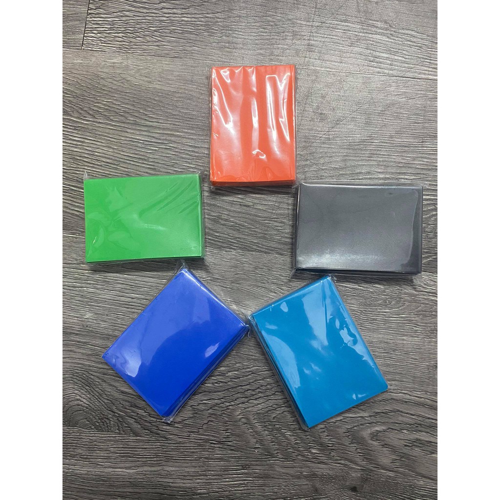 [ Phụ kiện ] 50 Bọc thẻ bài Yugioh Size sleeve nhám cho Yugioh Vanguard nhiều màu sắc