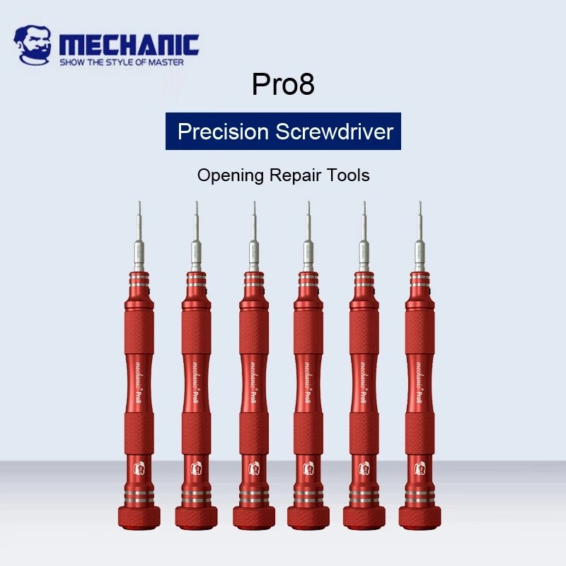 Mechanic max8 (pro8) non-slip screwdriver 2.5 1.2 1.5 phillips t2 hex 0.8 torx 0.6 y-type cho điện thoại di động công cụ tháo rời máy ảnh