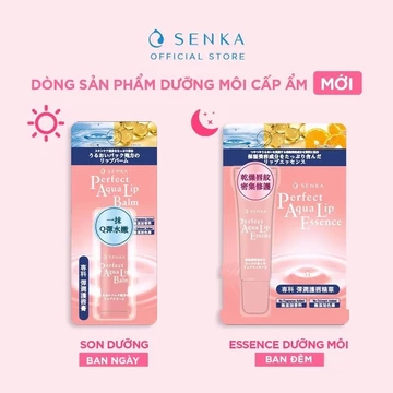 Son dưỡng môi cấp ẩm Senka Perfect Aqua Lip Balm 4.5g / tinh chất dưỡng môi lip essence 10g