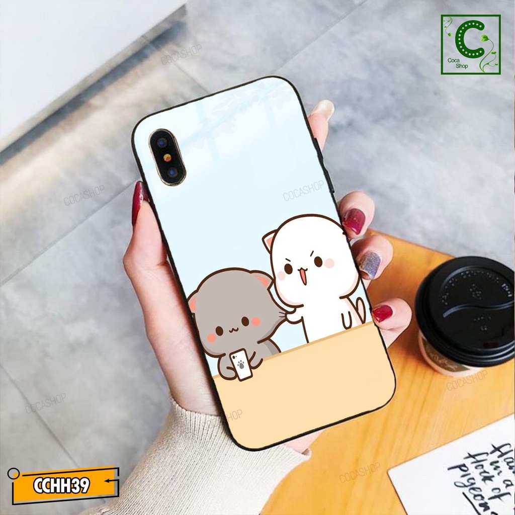 Ốp lưng iphone mặt kính in hình cực đẹp, siêu bền - Đôi bạn cùng tiến - 6/6plus/6s/6splus/7/7plus/8/8plus/x/.....