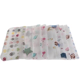 Set 10 khăn mùi xoa 2 lớp 28 * 28cm họa tiết dễ thương dùng cho bé