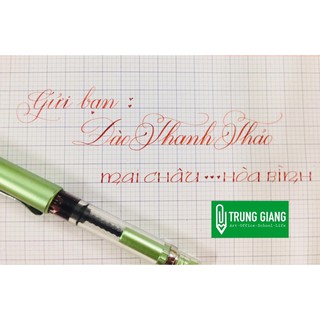 Bút máy luyện chữ bút luyện chữ đẹp viết calligraphy ngòi lá tre nét thanh đậm