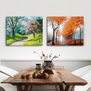 Tranh tô màu theo số hóa Madoca có khung 40x50cm kết hợp T16 và T934