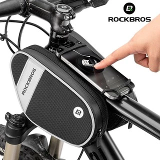 Phụ tùng & phụ kiện xe đạp ROCKBROS: Túi khung xe đạp chống mài mòn cao cấp 360° Giá đỡ điện thoại xoay