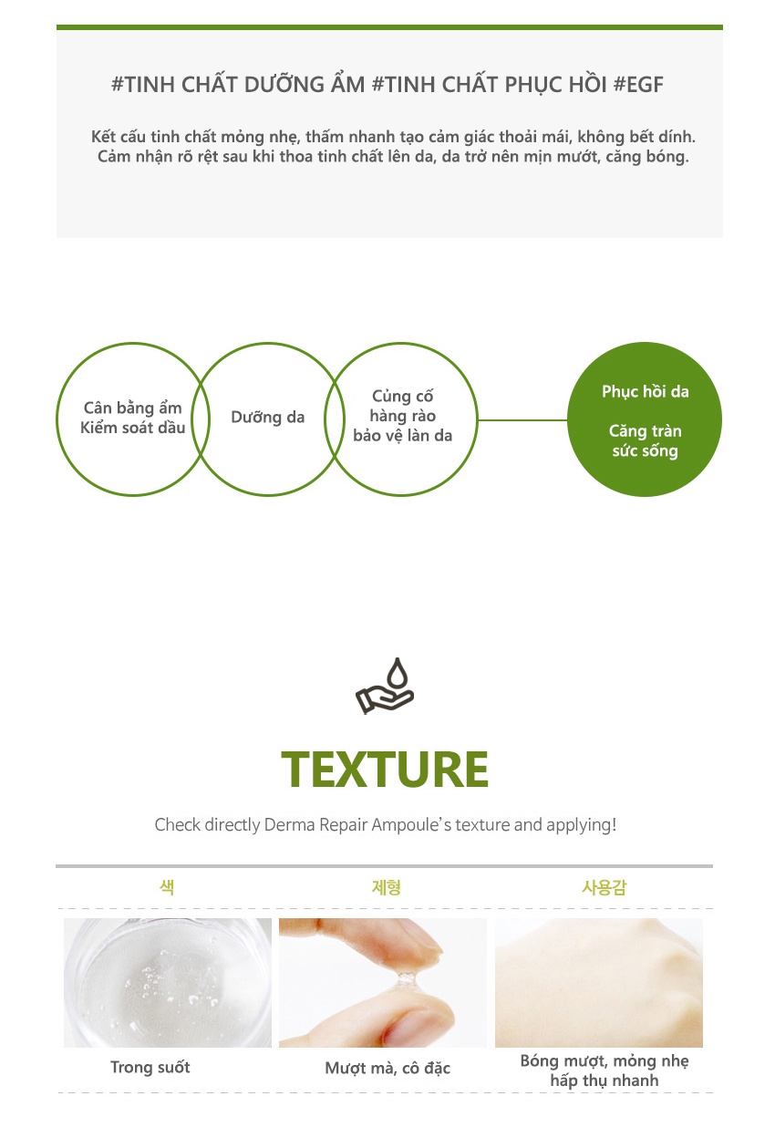 Mô tả Serum PEKAH phục hồi tái tạo da PEKAH Derma Repair Ampoule 50ml - 4