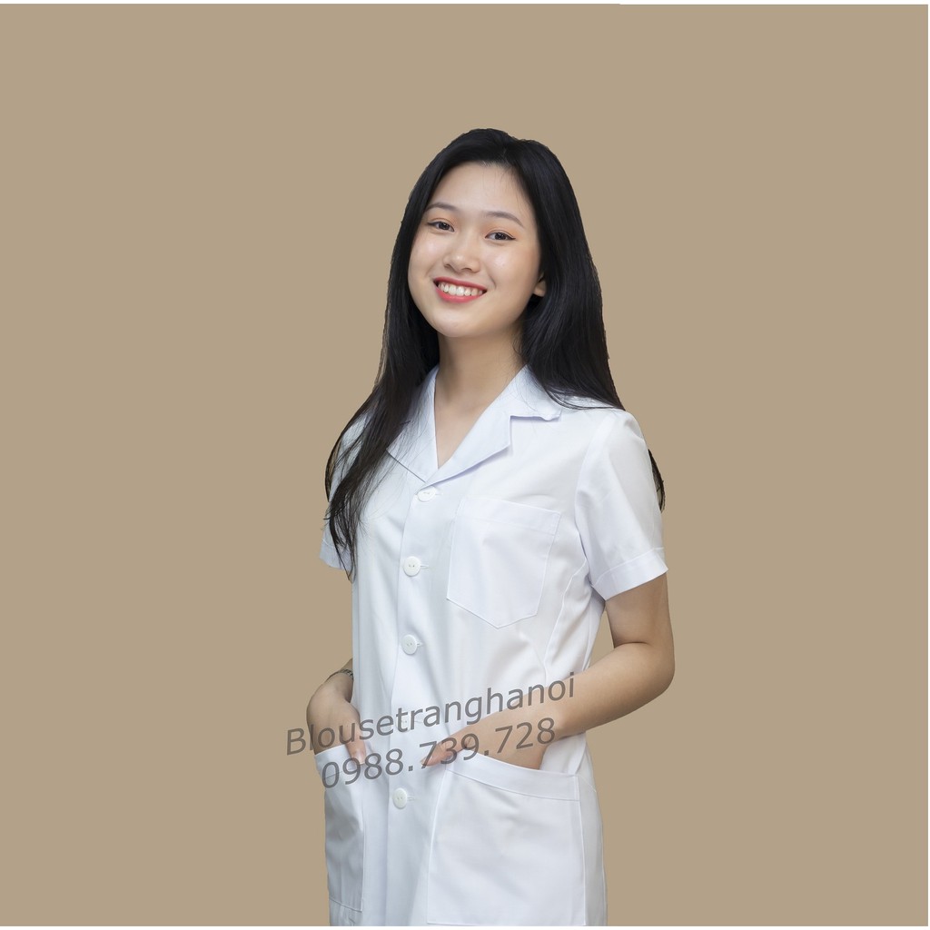 Blouse Cao Cấp] Áo Blouse Bác Sĩ, Áo Bác Sĩ Nam, Nữ - Blouse Trắng Hà Nội |  Shopee Việt Nam