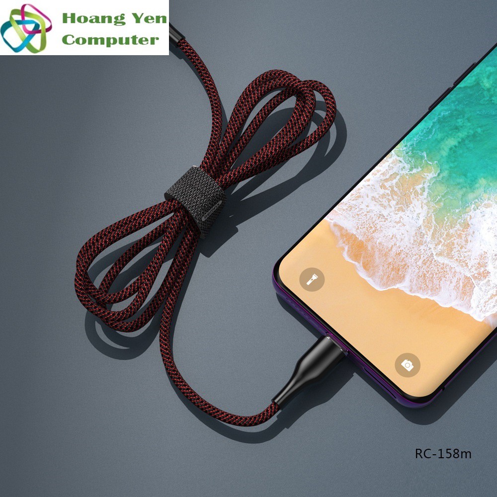 Cáp Sạc Nhanh MICRO USB Remax RC-158M Đầu Nam Châm Hít Dài 1M Cho Android - BH 6 Tháng - Hoàng Yến Computer