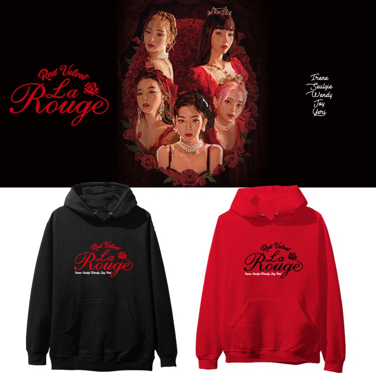 Ao hoodie concert Red Velvet La Rouge Shopee Vi t Nam