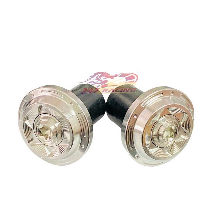 Gù tay lái Salaya mẫu THÁI đầu SAO Inox 304 gắn mọi loại xe máy Hàng chất Lượng bền Đẹp