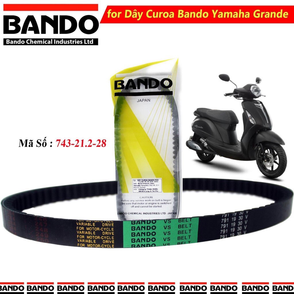 Dây curoa bando Thái Lan cho xe Yamaha Noza Gander Shopee Việt Nam