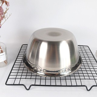 Bát Trộn Bột, Âu Trộn Bột Inox *Đế Bằng*20-22-24-26-28cm - thau rổ inox 304