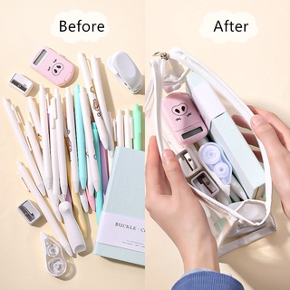 Túi Đựng Bút Trong Suốt Chống Thấm Nước Sức Chứa Lớn