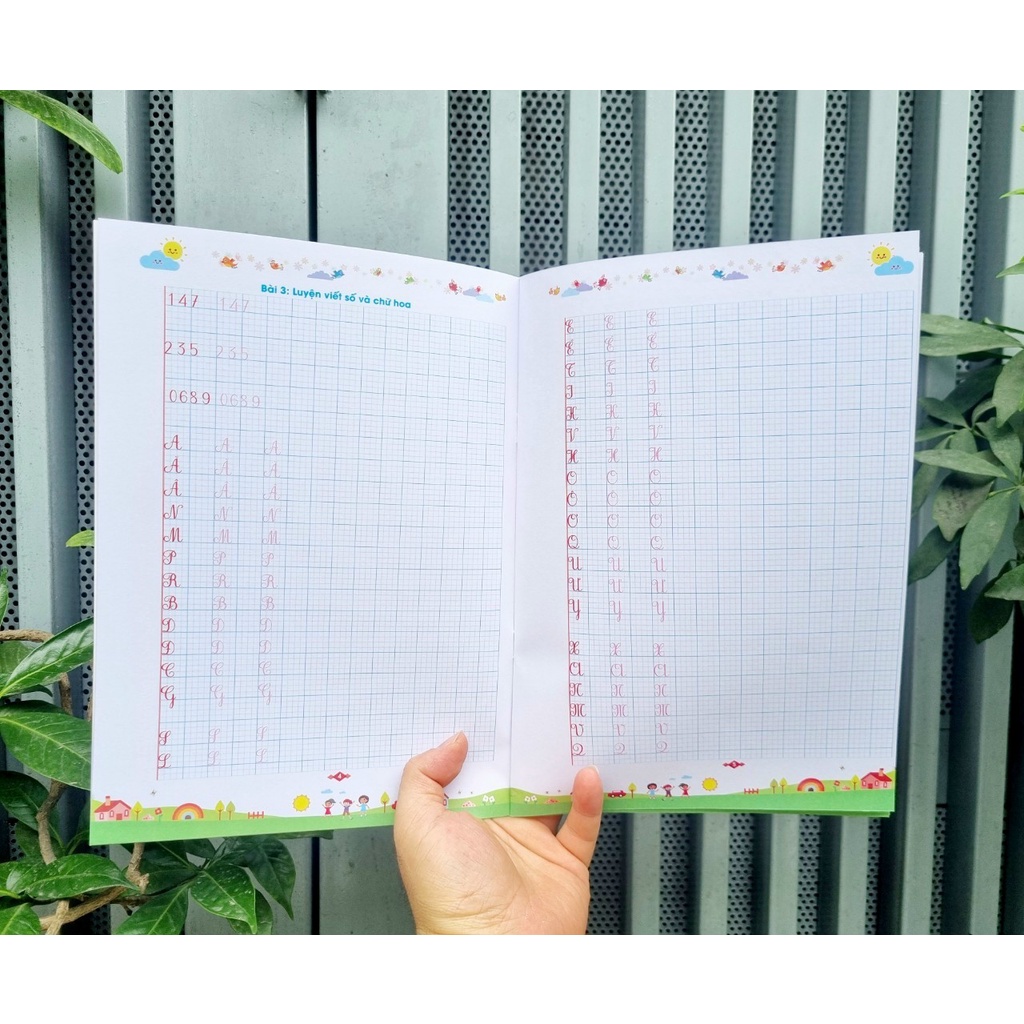 Ảnh Sách - Vở Luyện Viết Chữ Đẹp Chữ Hoa, Kiểu Đứng, Nghiêng (Bộ 3 Cuốn) 4