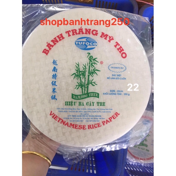 Combo 4 goi Bánh tráng cuốn 3 cây tre 250gr