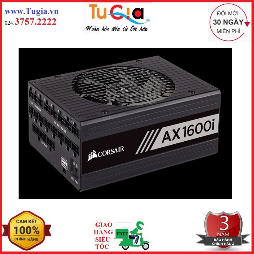Nguồn máy tính Corsair AX1600i 80 Plus Titanium – Full Modul – Corsair ...