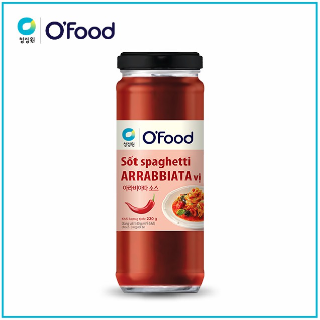 Ảnh Sốt Spaghetti O'Food chai 220g 2
