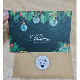 Thiệp Noel (Bộ Thiệp gồm 1 thiệp, 1p.bì, 1 Tem)