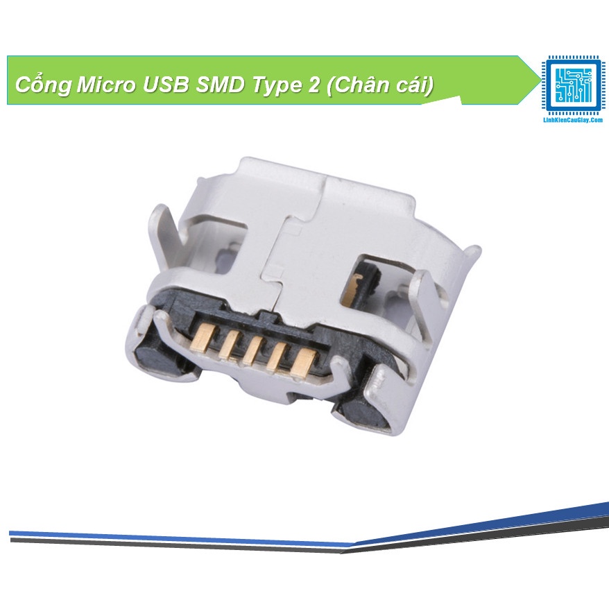 Cổng Micro USB SMD Type 2 (Chân cái) | Shopee Việt Nam