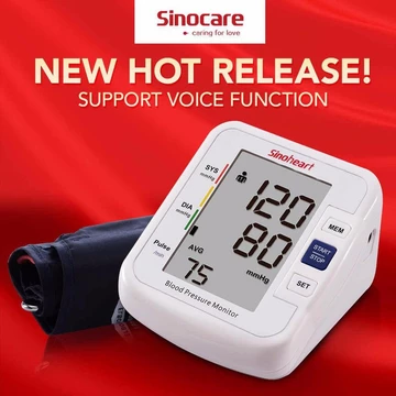 Máy đo huyết áp bắp tay Sinocare BA-801 Sinocare Đức Giọng nói tiếng Việt - BH chính hãng