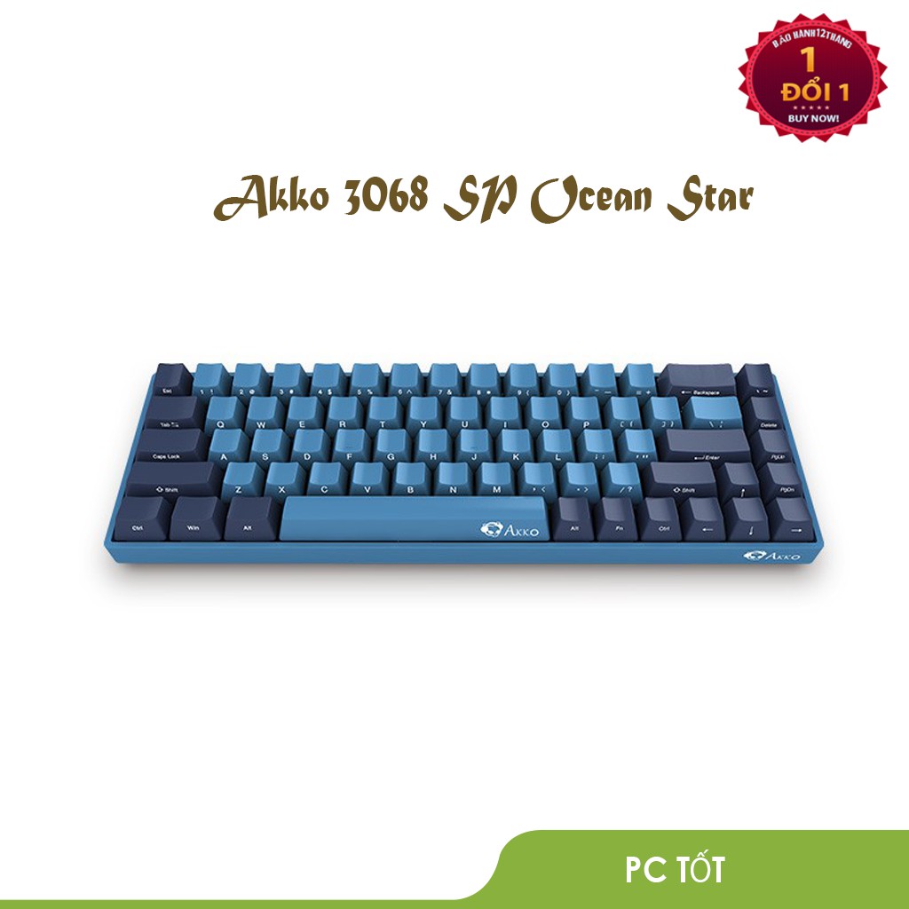 Bàn phím cơ AKKO 3068 SP Ocean Star (Cherry Switch) - Bảo hành