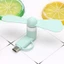 COO 2 trong 1 Loại C Micro USB Mini Quạt Làm Mát Cho HTC Type-C USB-C Cho Smart Cell Phon