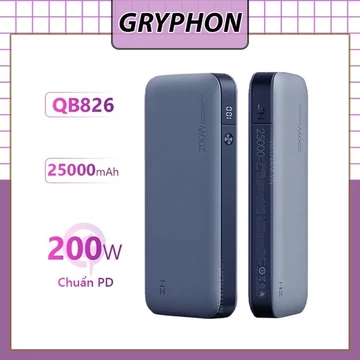 Pin Sạc Dự Phòng Xiaomi ZMI QB826 25000mAh Sạc Nhanh 200W, Sạc Dự Phòng Hỗ Trợ Sạc Laptop - Bảo Hành 3 Tháng