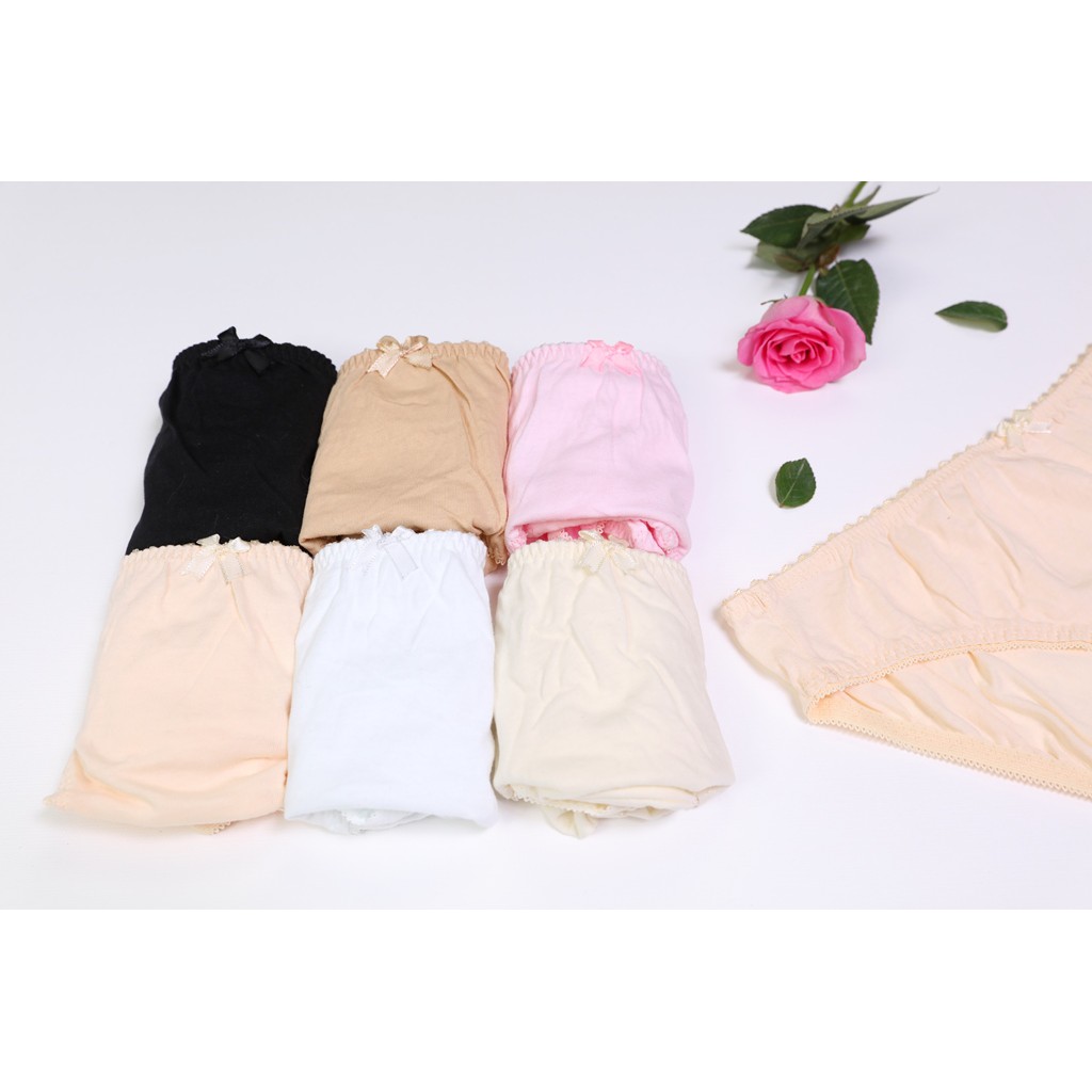 Ảnh Quần lót nữ cotton trơn Jobelli 1304 [Combo 6] 3