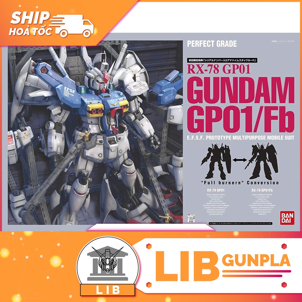 Mô hình lắp ráp Gundam PG Gundam GP01- Fb | Shopee Việt Nam