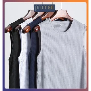 Áo Ba Lỗ Nam Thông Hơi lưới thể thao, tập gym, mặc ở nhà cực mát lạnh A3L01 A3L03 - PROMAN