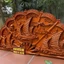 Tranh Quạt Thuận Buồm Xuôi Gió Gỗ Hương kích thước 60*120cm,ván 5cm