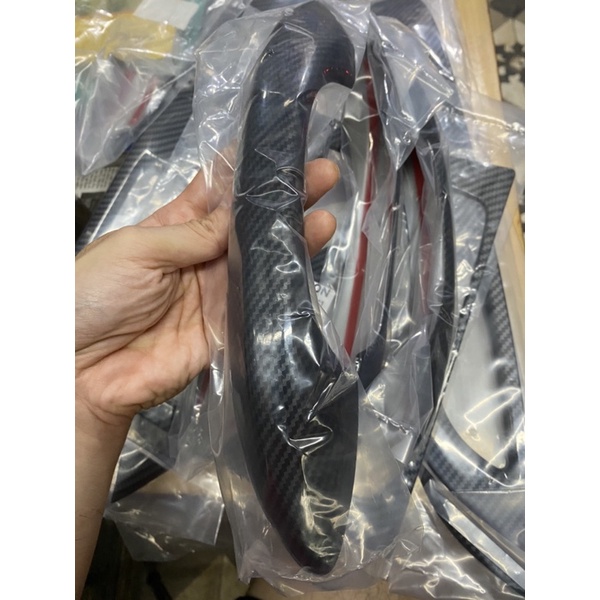 Ốp tay nắm cửa, hõm cửa ô tô Hyundai Tucson 2022-2026, Chất liệu nhựa ABS carbon cao cấp