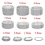 JUIC 1-10 Hàng Co Giãn Lắc Tay Trang Sức Cưới Người Phụ Nữ Pha Lê Kim Cương Giả
