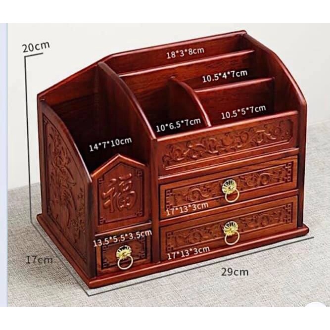 HỘP ĐỰNG ĐA NĂNG - GỖ HƯƠNG CAO CẤP  SANG TRỌNG - TINH TẾ - ĐẲNG CẤP Sản Phẩm Phù Hợp Dành Cho Bàn Làm Việc-Phòng