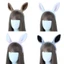 YOI Lông Thú Giả Dunkey Tai Cosplay Ngựa Dễ Thương Cáo Lông Thú Giả Tai Tóc Vòng Tiệc Đêm