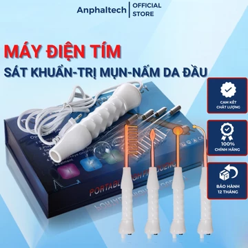 Máy Điện Tím Sát Khuẩn Kháng Viêm Sau Nặn Mụn Cầm Tay Cho Spa, Thẩm Mỹ