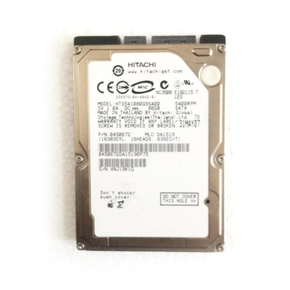 Ổ cứng laptop Hitachi 80GB | Shopee Việt Nam