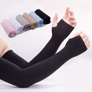 Găng Tay Chống Nắng Và Tia UV Chống Trượt Bằng Lụa Lạnh Thời Trang Mùa Hè Cho Nam Và Nữ Mới