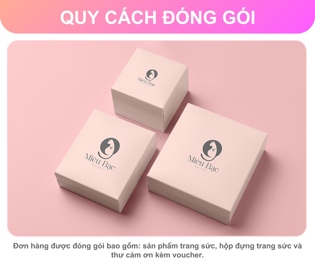 Mô tả Bông tai bạc nữ MIÊU BẠC khuyên tai sao đá nhỏ chất liệu bạc chất liệu s925 thời trang phụ kiện trang sức E028 - 9