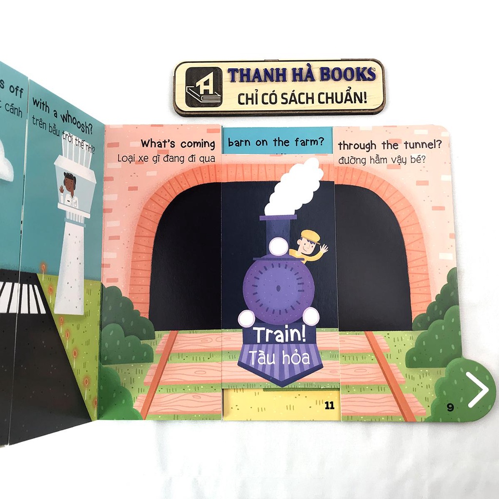 Mô tả Sách - Slide n See - Cùng kéo và nhìn (Dành cho trẻ 2+) - Bộ 4 quyển lẻ tùy chọn - 8