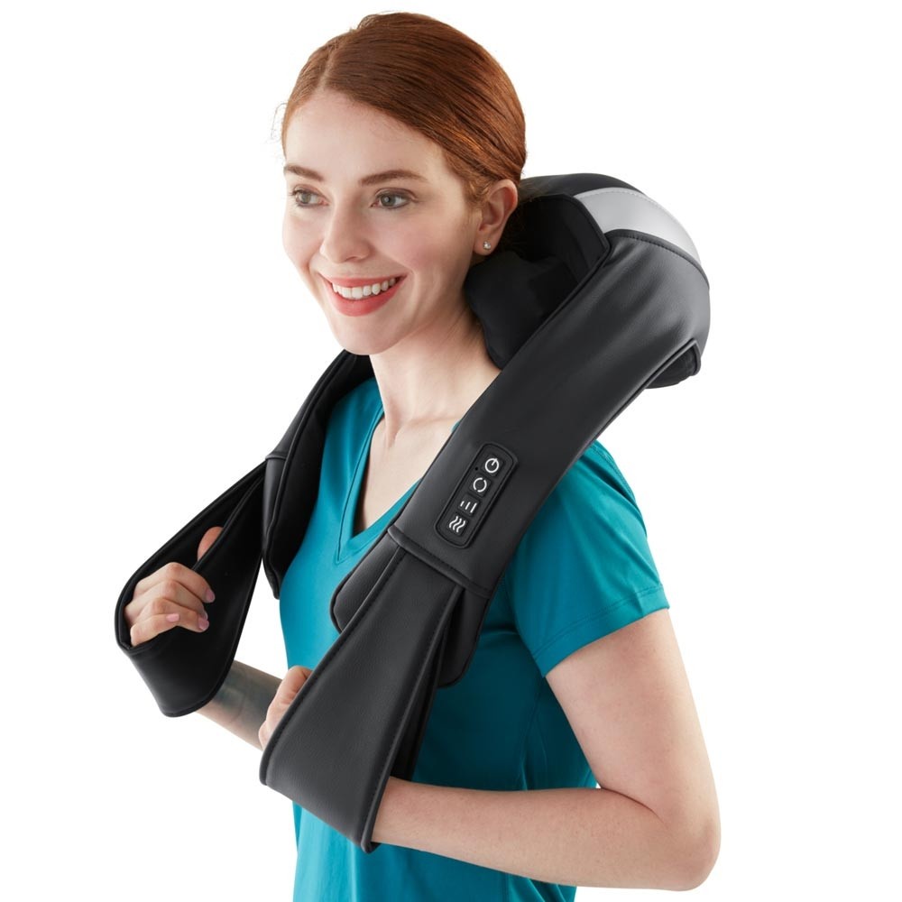 Đai massage cổ vai gáy công nghệ SHIATSU 3D Pin sạc Homedics NMS-680H