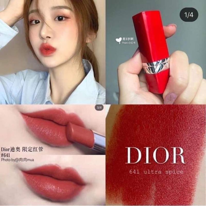 Dior 641 shop ultra spice swatch