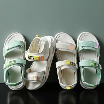 Sandal nữ ulzzang FIN học sinh giá rẻ,Sandal Nữ Unisex Nam Nữ Đế Êm 2 Quai 3 Màu Hot Trend,Dép Quai Hậu Nữ Siêu Đẹp