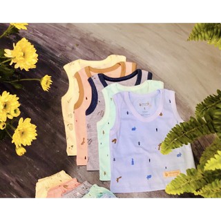 Bán lẻ áo ba lỗ mumy chất cotton mát cho bé