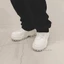 WHITE ANGEL LEATHER SNEAKERS - GIÀY THỂ THAO TRẮNG MÓC DÂY đế 5cm (Ảnh thật shop tự thực hiện)