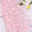 3D Ba Chiều Sequin Cánh Hoa Thêu Gạc Ren Vải 1 Mảnh Nửa Mét Nhiều Miếng