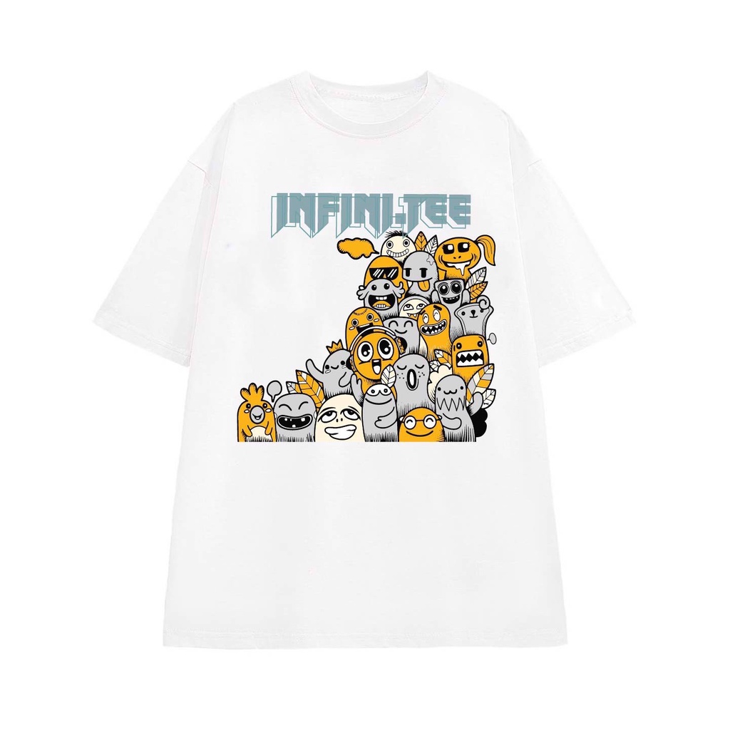Áo thun INFINITEE Fni0363, Thun 100% Cotton - form rộng Unisex.
