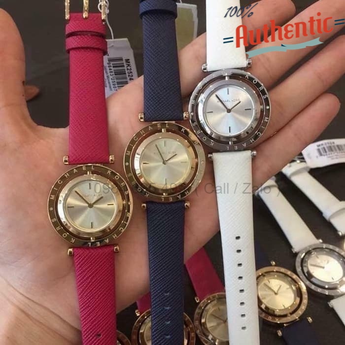 Đồng hồ MK nữ - Đồng hồ Michael Kors nữ MK2524 Dây da các màu | Shopee ...
